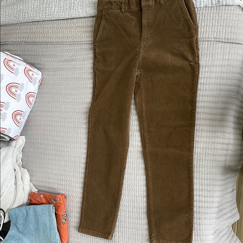 Men's Brown Corduroy Pants